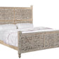 Three Piece Gray Solid Wood Bedroom Set