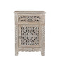 Three Piece Gray Solid Wood Bedroom Set