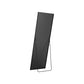 63" Black Metal Freestanding and Wall Mount Framed Full Length Mirror