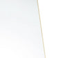 63" Gold Metal Freestanding and Wall Mount Framed Full Length Mirror