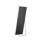 63" Gold Metal Freestanding and Wall Mount Framed Full Length Mirror
