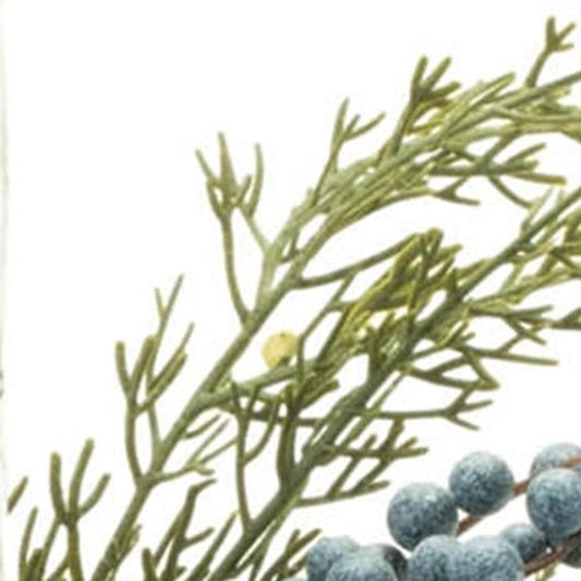 8" Blue And Green Abstract Plastic Tabletop Pillar Candle Holder