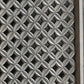 111" Gray Distressed Solid Wood Carved Floral Sideboard with Six Doors