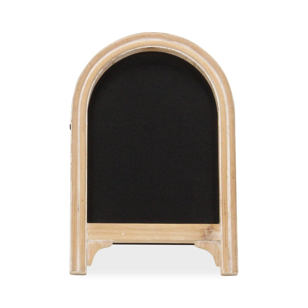 12" Natural Wood Tabletop Easel Chalk Board