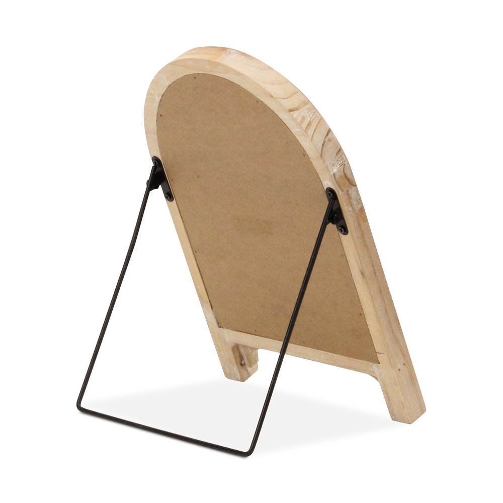 12" Natural Wood Tabletop Easel Chalk Board