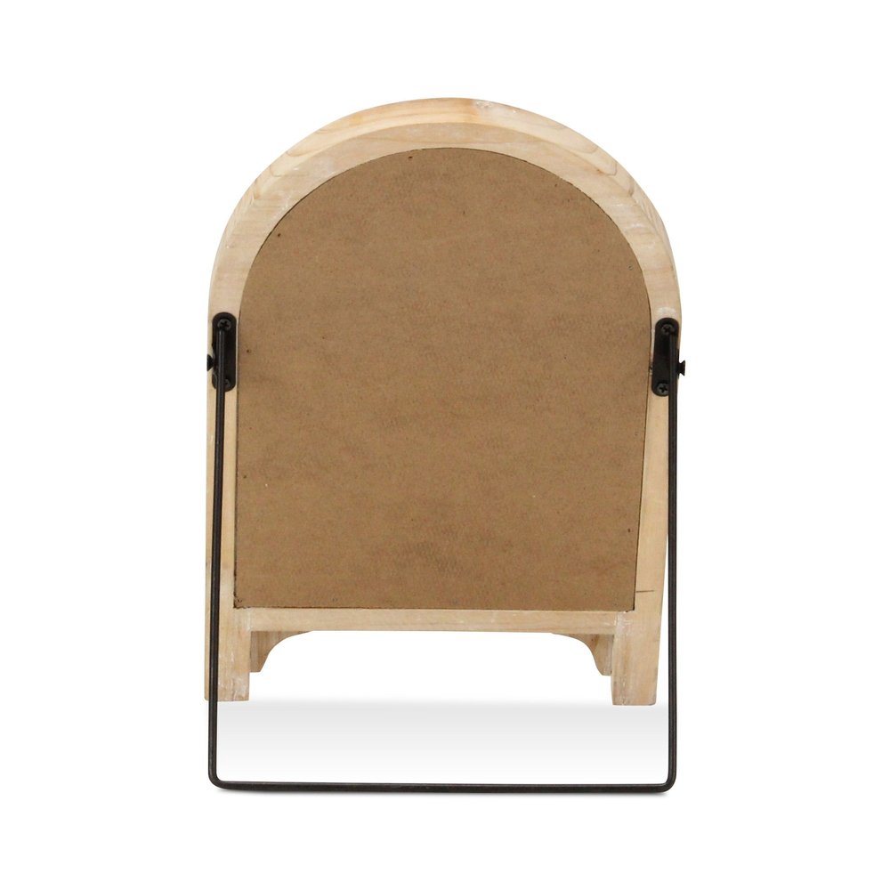 12" Natural Wood Tabletop Easel Chalk Board