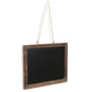 15" X 19" Brown Wood Hanging Chalkboard