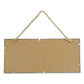 10" X 22" Gray Metal Hanging Chalkboard