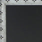 10" X 14" Gray Floral Metal Hanging Chalkboard