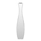 36" Silver Faux Crystal And Mirrored Glass Floor Vase