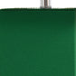 21" Green Faux Leather USB Table Lamp With White Shade