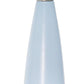 27" Blue And Silver Metal Novelty Table Lamp With White Drum Shade