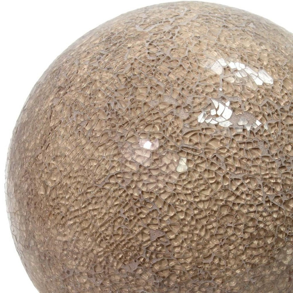 8" Champagne Globe Table Lamp