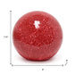 8" Red Globe Table Lamp