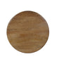 48" Natural Solid Wood Pedestal Base Round Top Dining Table