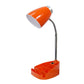 19" Orange Swing Arm Table Lamp