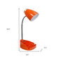 19" Orange Swing Arm Table Lamp