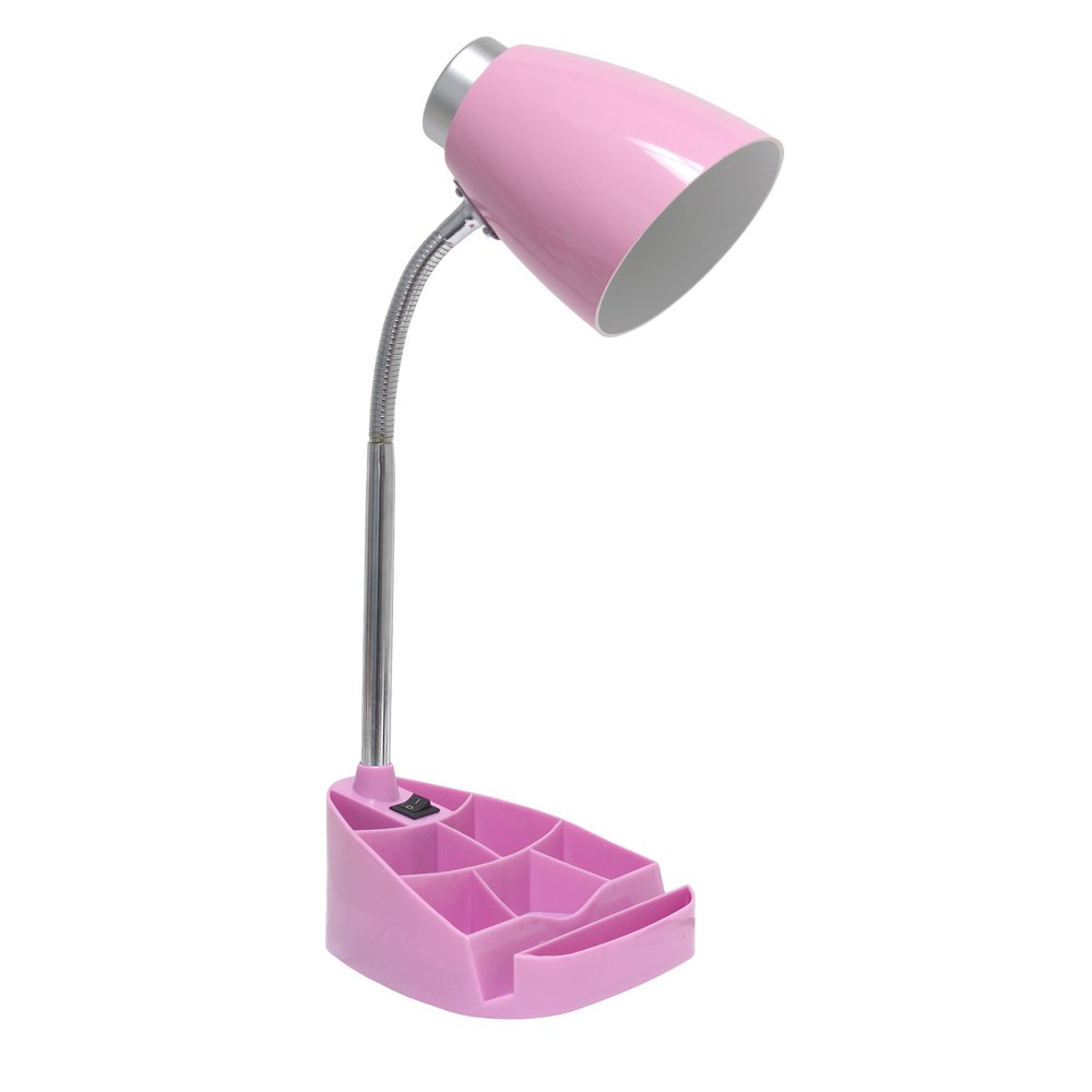 19" Pink Swing Arm Table Lamp