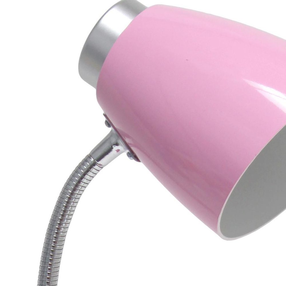19" Pink Swing Arm Table Lamp