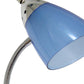 20" Blue Table Lamp With Cone Shade
