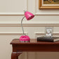 20" Pink Table Lamp With Cone Shade