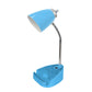 19" Blue USB Table Lamp