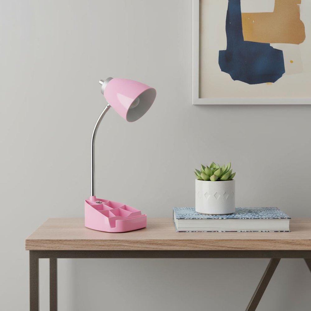 19" Pink USB Table Lamp