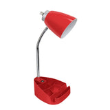 19" Red USB Table Lamp