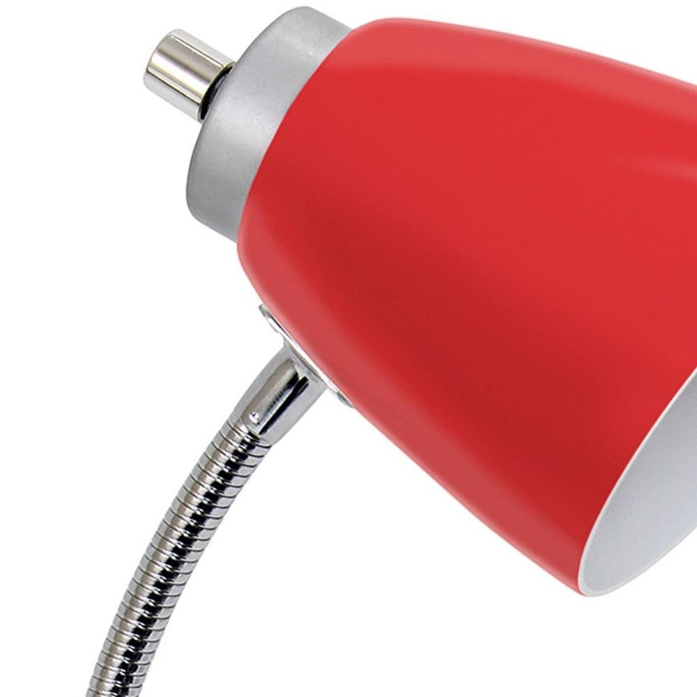 19" Red USB Table Lamp