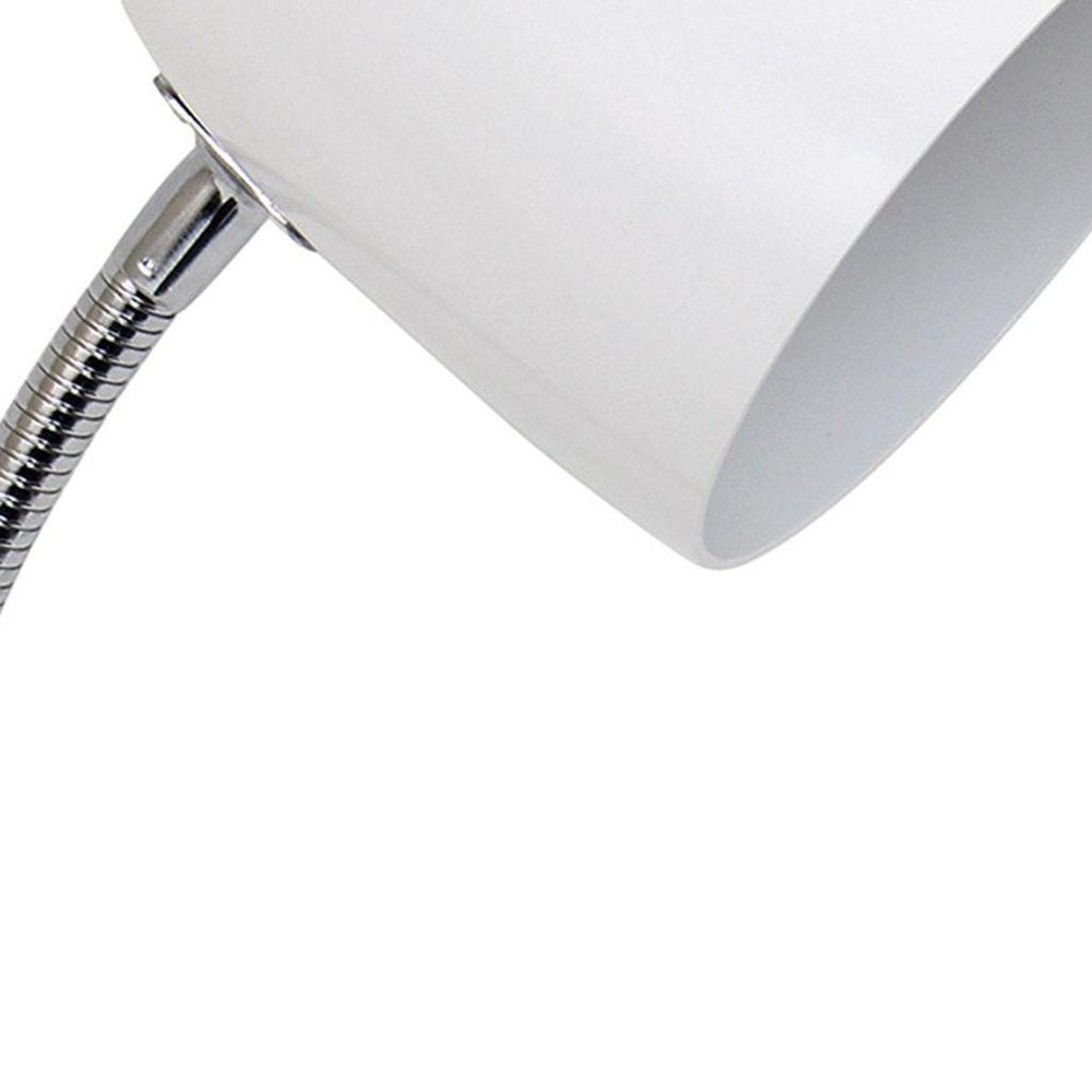 19" White USB Table Lamp