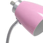 19" Pink Table Lamp With Cone Shade