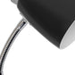 19" Black Swing Arm Table Lamp