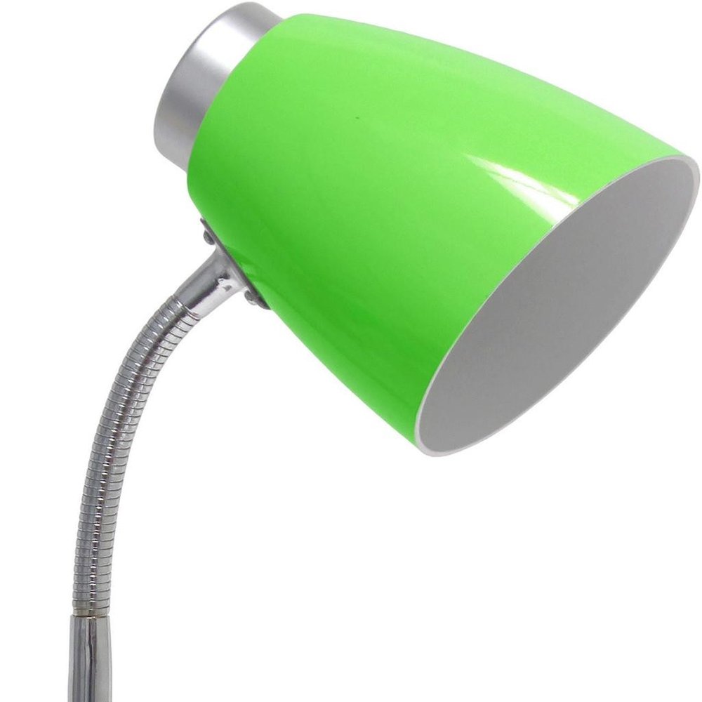 19" Green Swing Arm Table Lamp