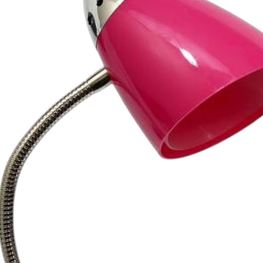 20" Pink Swing Arm Table Lamp