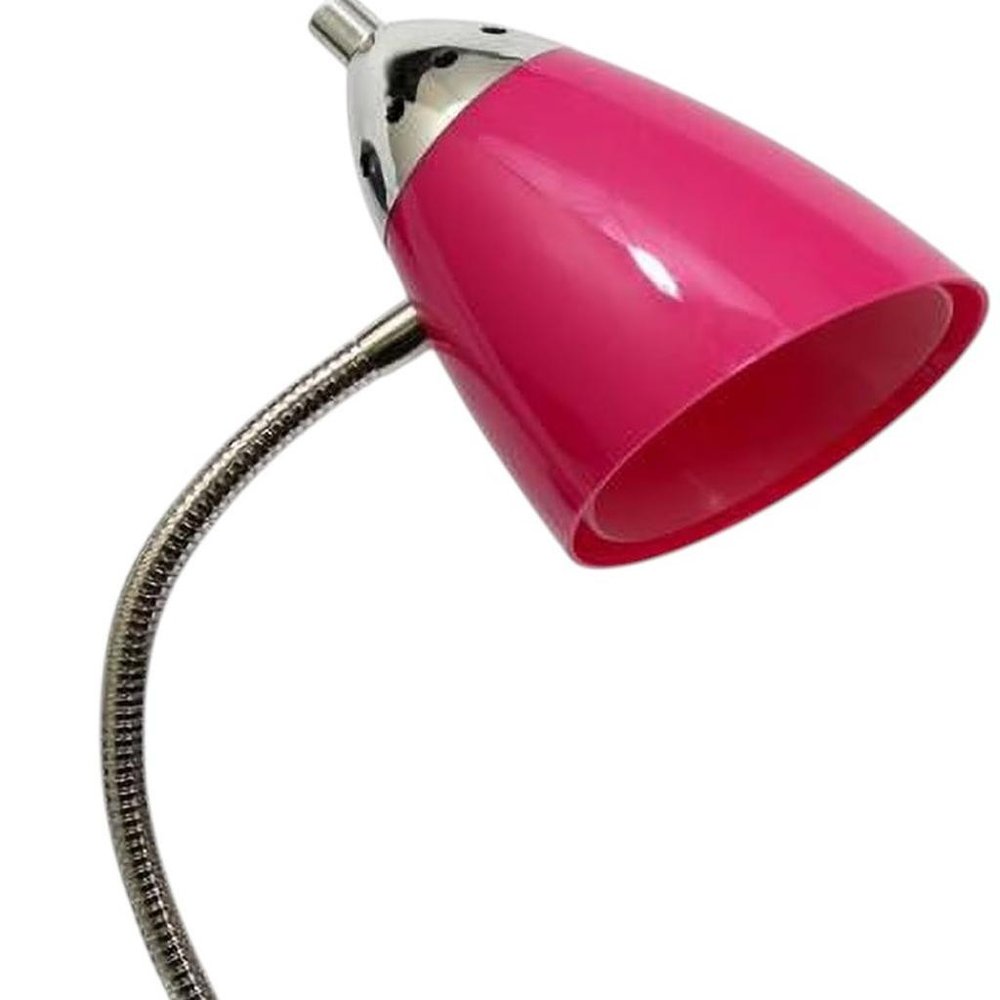 20" Pink Swing Arm Table Lamp