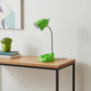 19" Green Swing Arm USB Table Lamp