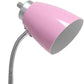 19" Pink Swing Arm USB Table Lamp
