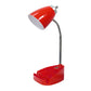 19" Red Swing Arm USB Table Lamp