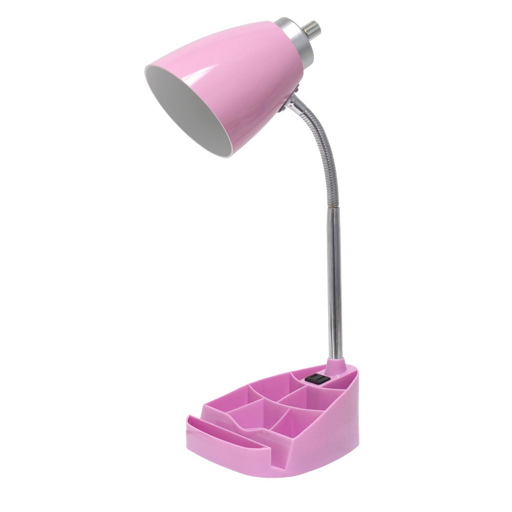 19" Pink Swing Arm Table Lamp
