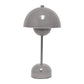 12" Gray Metal Table Lamp