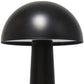 9" Black Metal Lighthouse Table Lamp