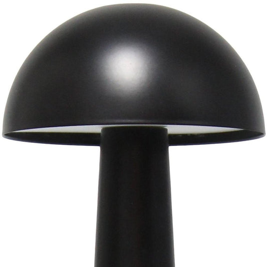 9" Black Metal Lighthouse Table Lamp