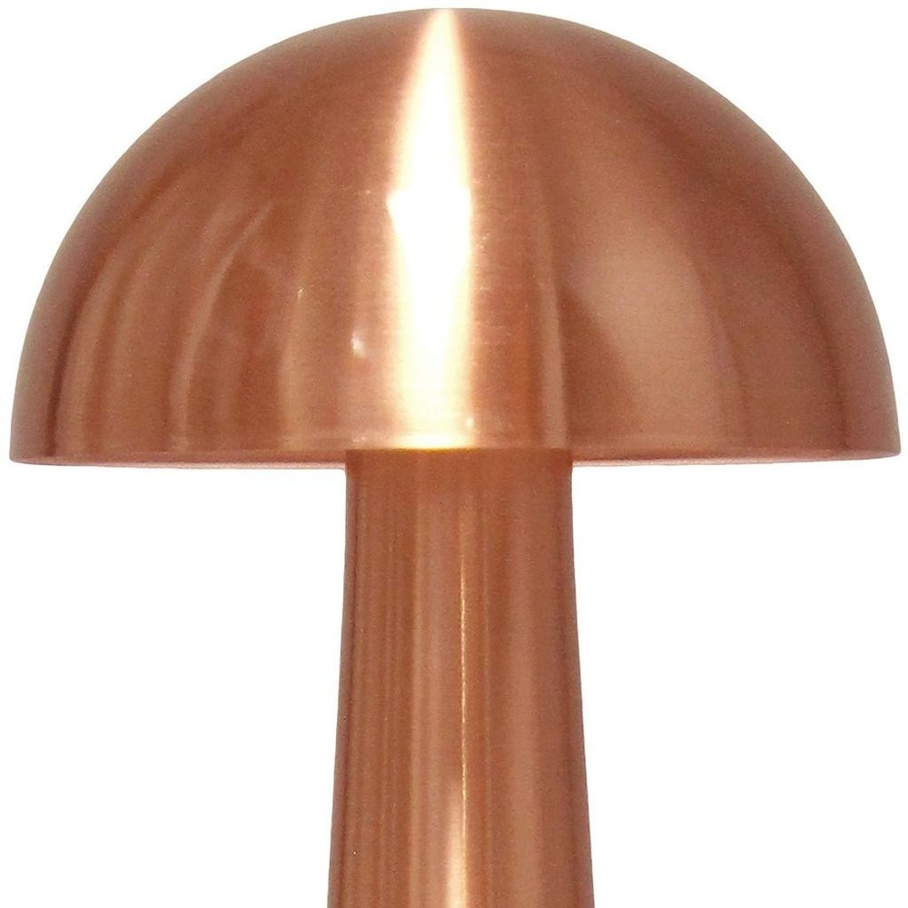 9" Copper Metal Lighthouse Table Lamp