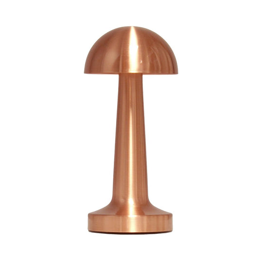 9" Copper Metal Lighthouse Table Lamp