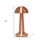 9" Copper Metal Lighthouse Table Lamp