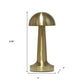 9" Gold Metal Lighthouse Table Lamp