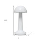 9" White Metal Lighthouse Table Lamp