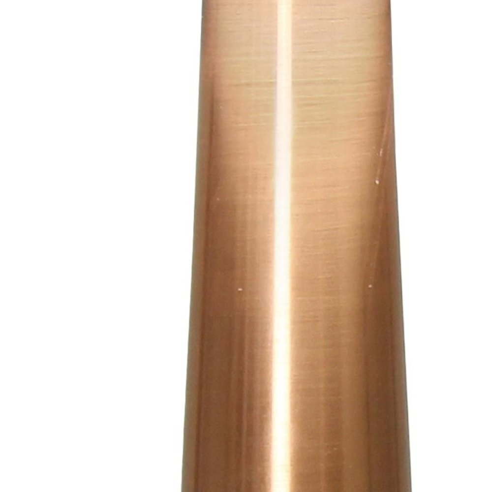 9" Copper Metal Lighthouse Table Lamp