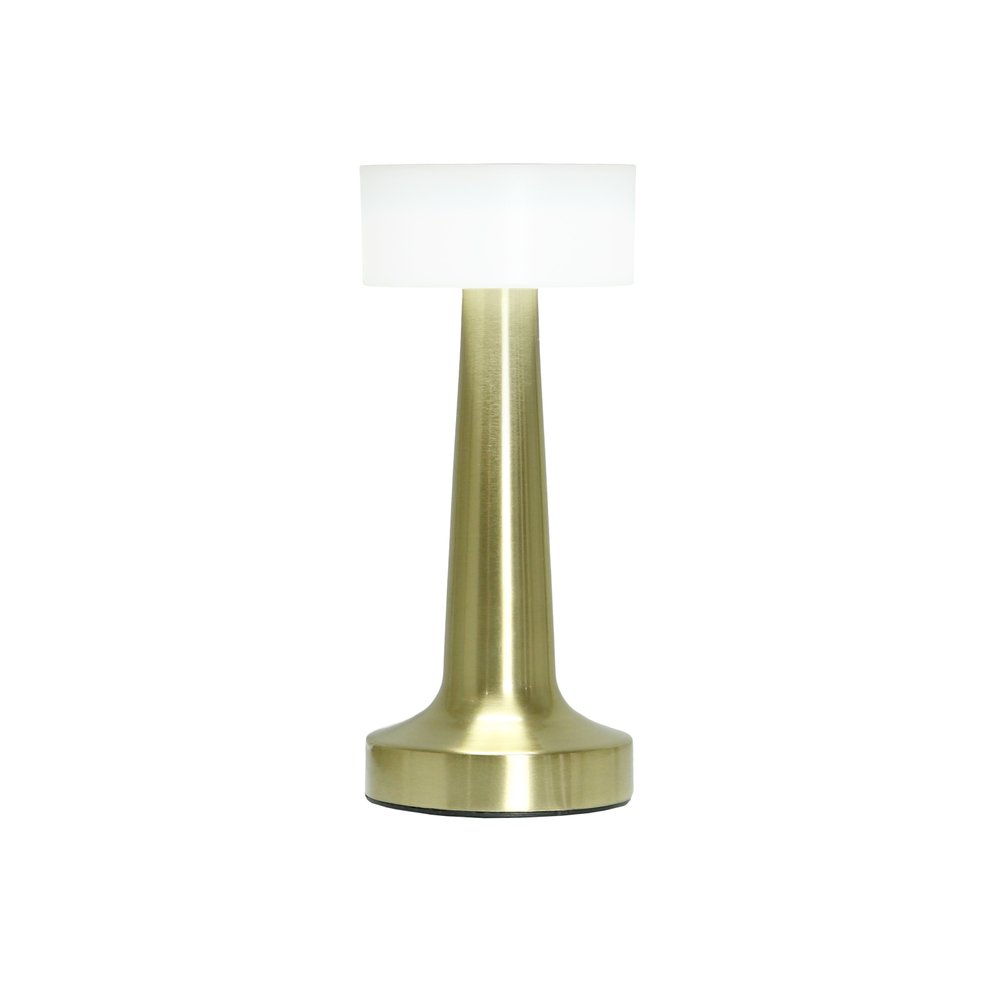 9" Gold Metal Lighthouse Table Lamp