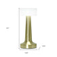 9" Gold Metal Lighthouse Table Lamp